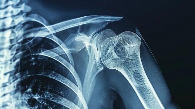 Digital X-ray of a shoulder joint